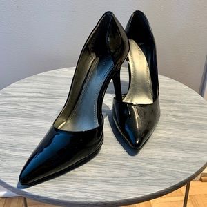 Black Patent Leather Stilettos